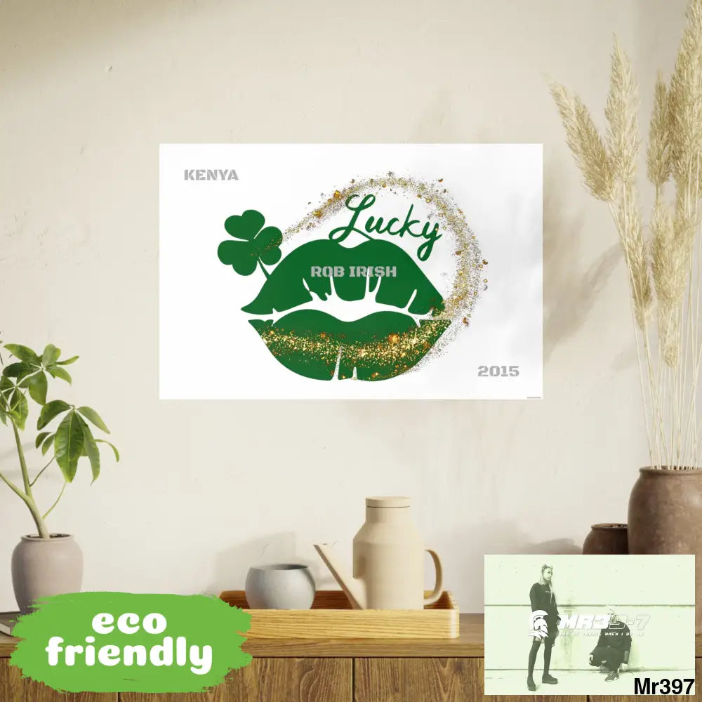 Luck of the Irish - Rob Irish Kenya 2015 Photo Art Paper Posters 30″ x 20″ (Horizontal) / Satin Poster