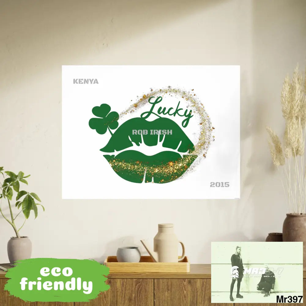 Luck of the Irish - Rob Irish Kenya 2015 Photo Art Paper Posters 40’’ x 30’’ (Horizontal) / Satin Poster