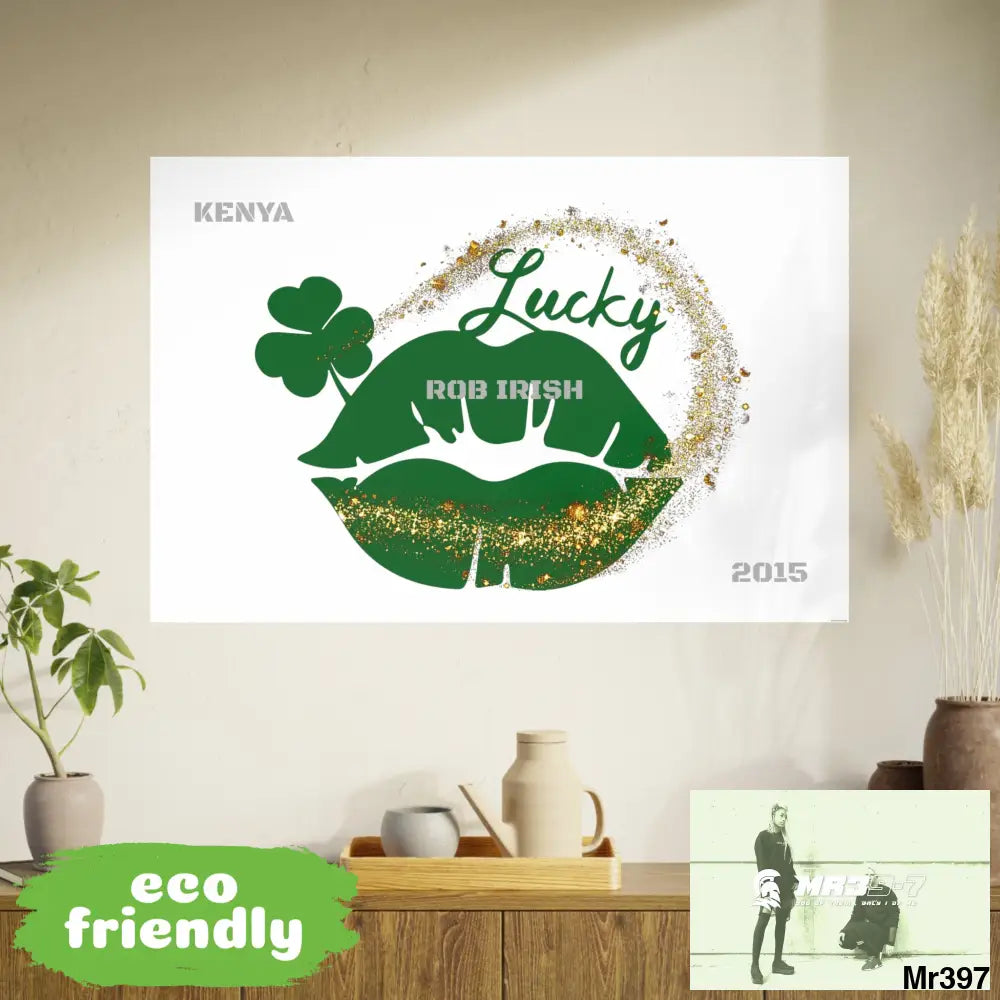 Luck of the Irish - Rob Irish Kenya 2015 Photo Art Paper Posters 48″ x 32″ (Horizontal) / Satin Poster