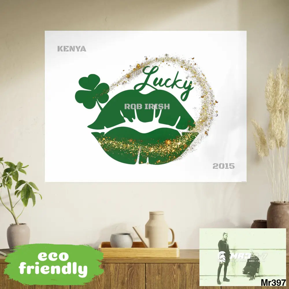 Luck of the Irish - Rob Irish Kenya 2015 Photo Art Paper Posters 48’’ x 36’’ (Horizontal) / Satin Poster