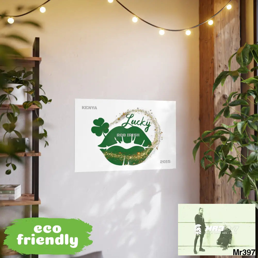 Luck of the Irish - Rob Irish Kenya 2015 Photo Art Paper Posters Poster