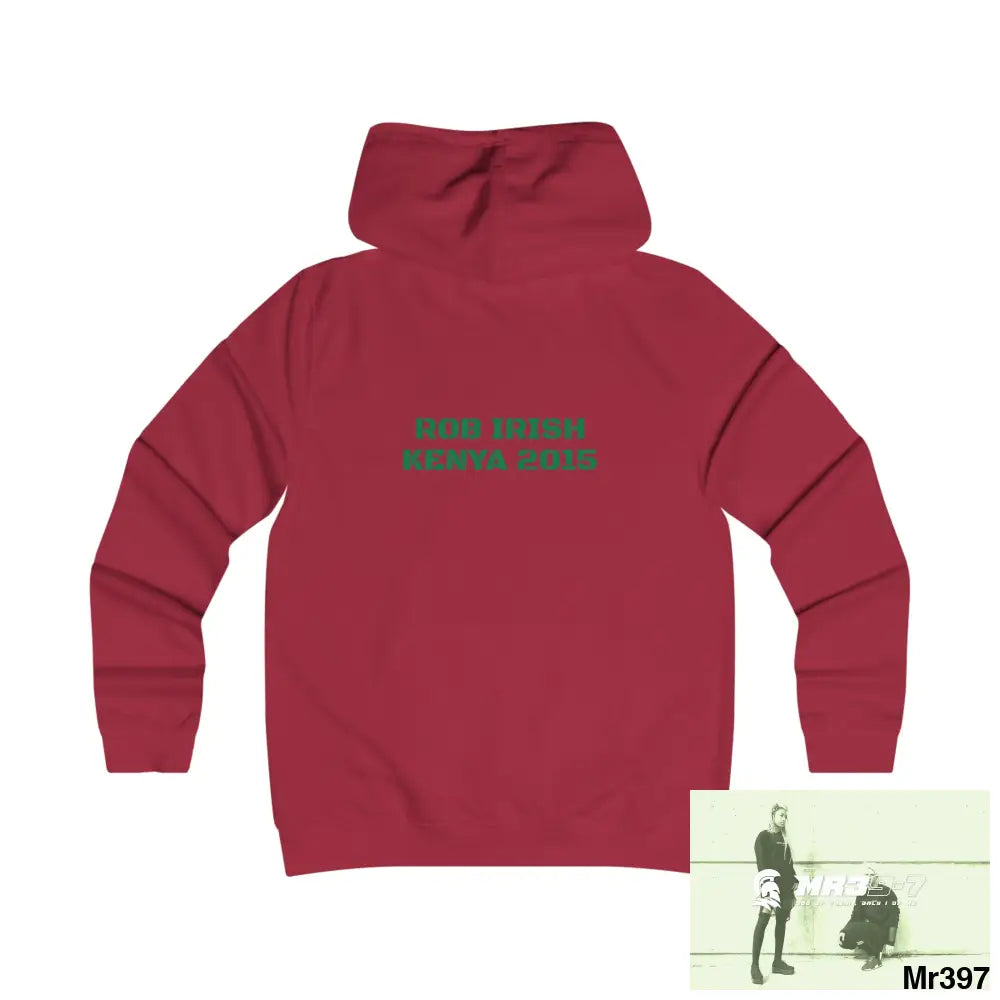 Lucky Irish Kenya 2015 Rob Irish Girlie College Hoodie Hoodie