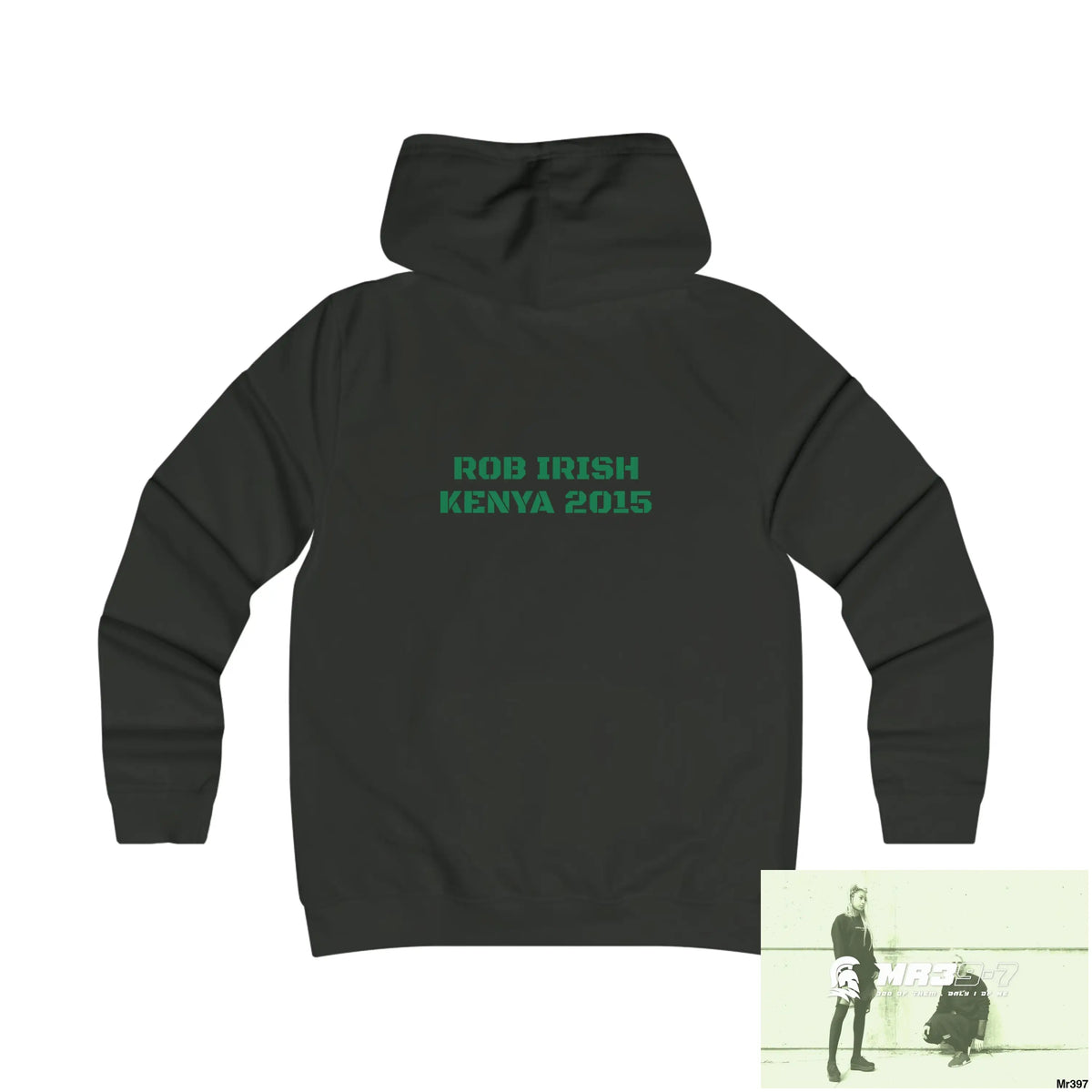 Lucky Irish Kenya 2015 Rob Irish Girlie College Hoodie Hoodie