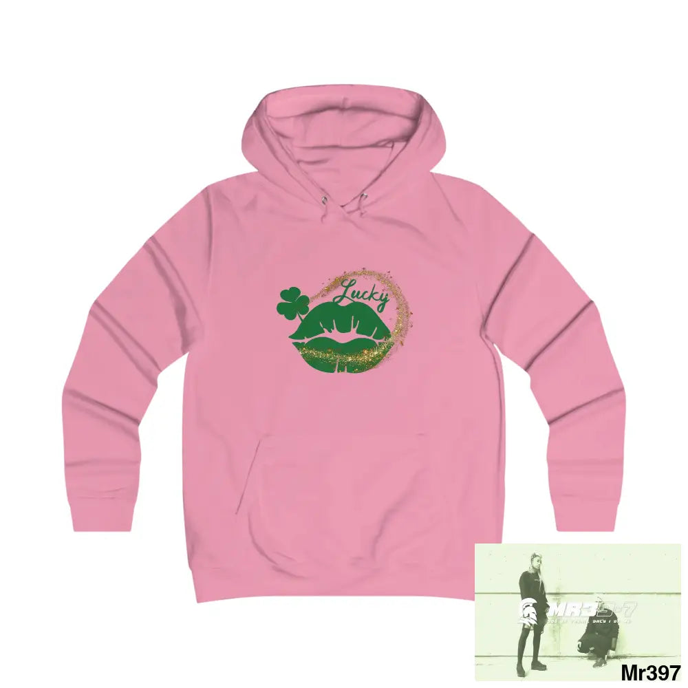 Lucky Irish Kenya 2015 Rob Irish Girlie College Hoodie S / Candyfloss Pink Hoodie