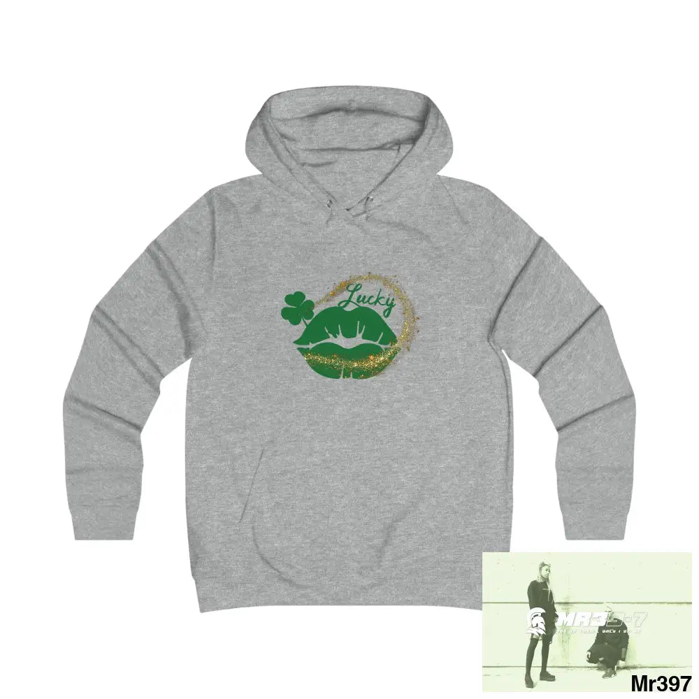 Lucky Irish Kenya 2015 Rob Irish Girlie College Hoodie S / Heather Grey Hoodie