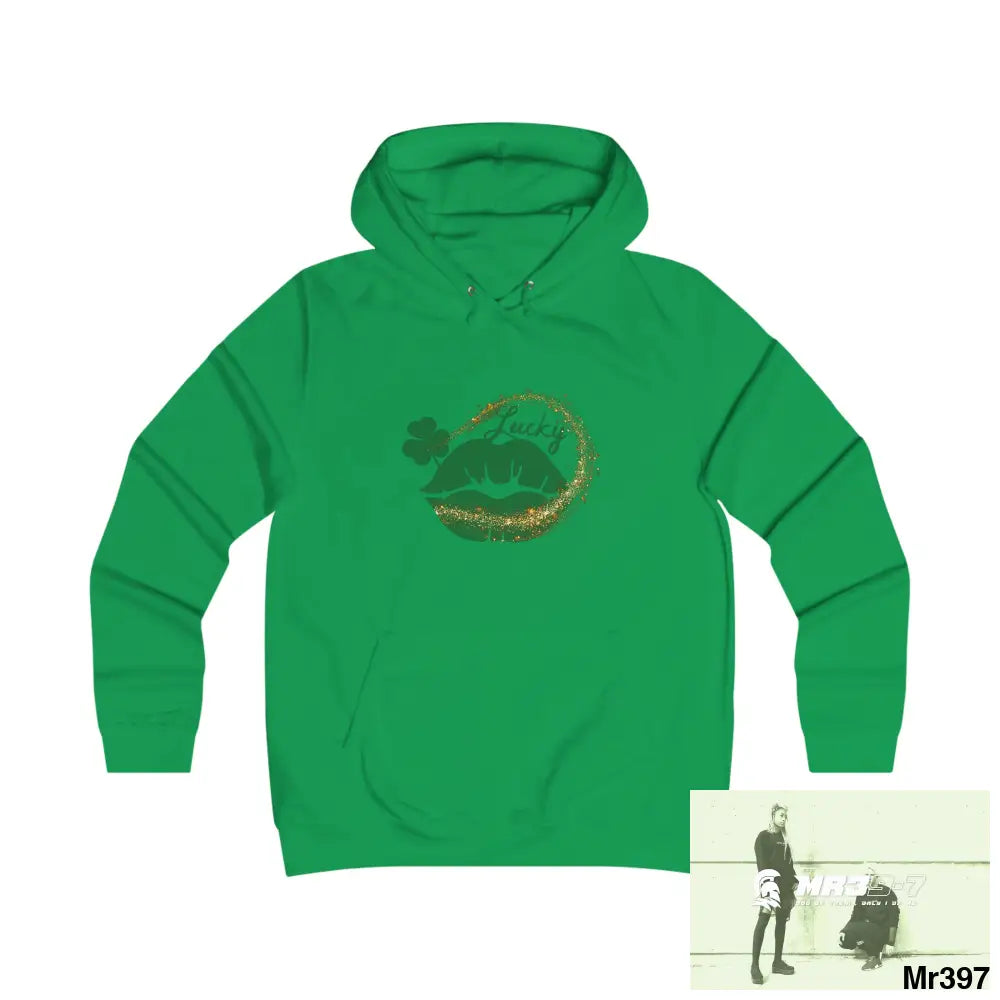 Lucky Irish Kenya 2015 Rob Irish Girlie College Hoodie S / Kelly Green Hoodie