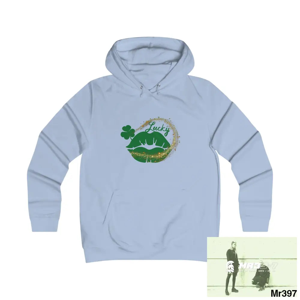 Lucky Irish Kenya 2015 Rob Irish Girlie College Hoodie S / Sky Blue Hoodie