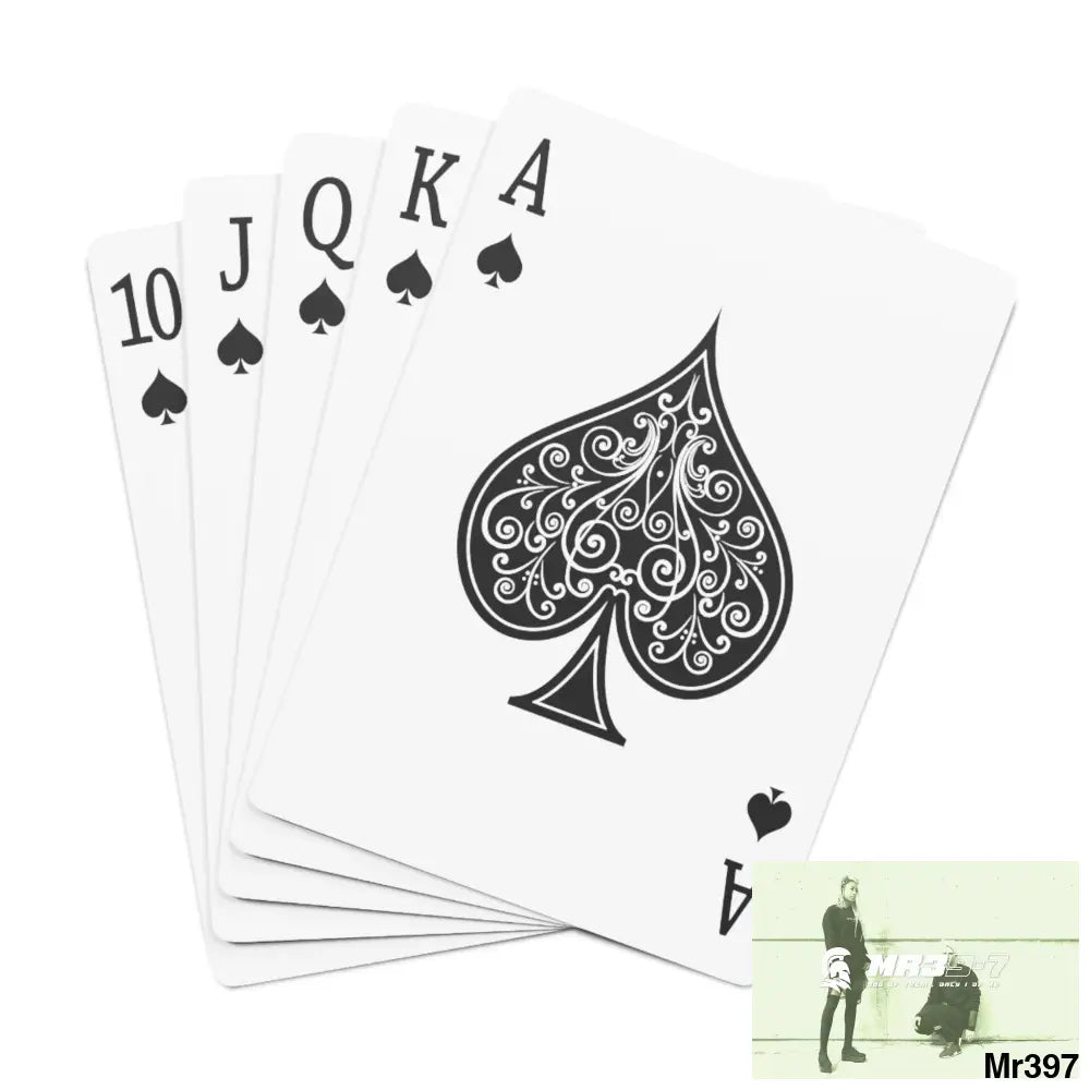 Lucky Rob Irish Custom Poker Cards 2.47’’ x 3.47’’ / White / Semi Glossy Paper products