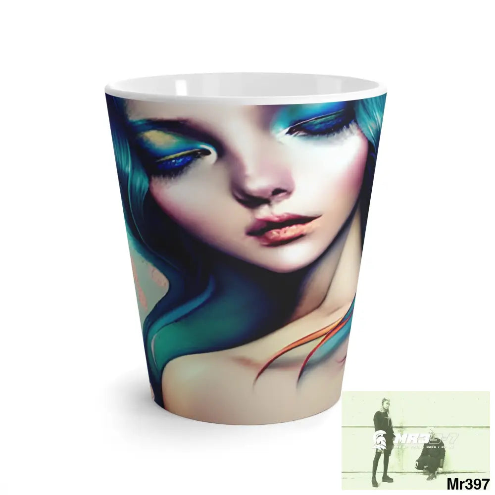 Many faces in common places in the style of Anna Latte Mug 12oz Mug