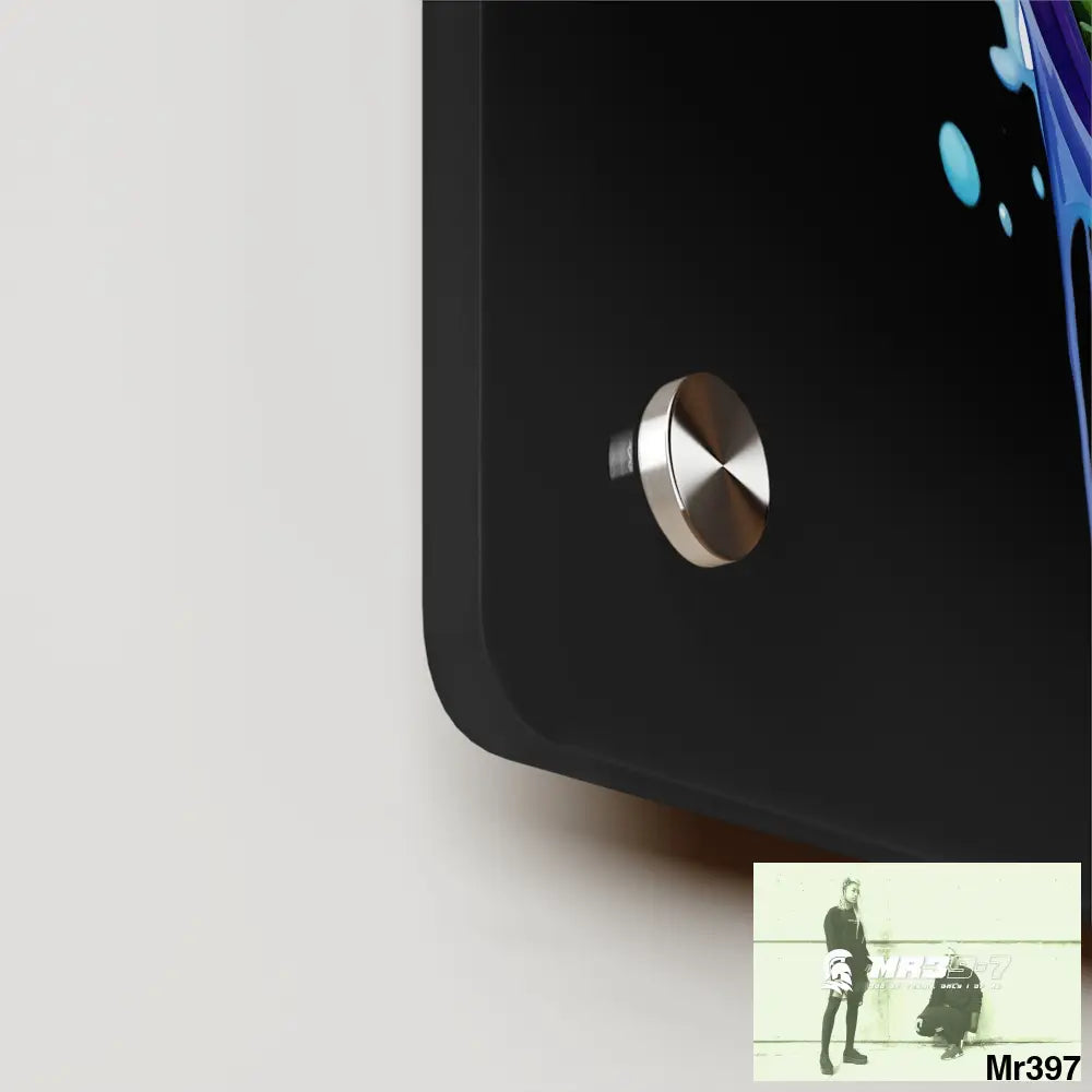 Melting headphones Acrylic Wall Art Panels Home Decor