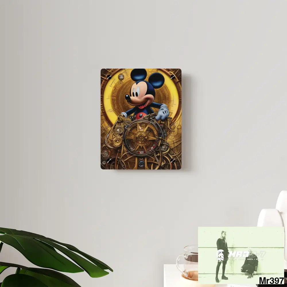 Mickey Mouse Comic Fantasy Poster Acrylic Wall Art Panels Home Decor