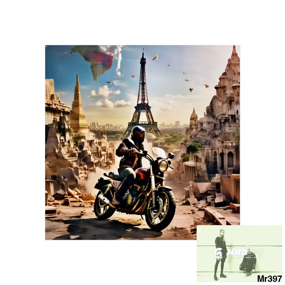 Miles and Maps 2008 - 2011 No 11 Fine Art Posters 30″ x 30″ / Matte Poster