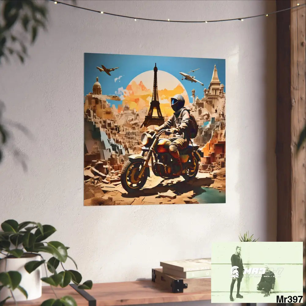 Miles and Maps 2008 - 2011 No 13 Fine Art Posters Poster