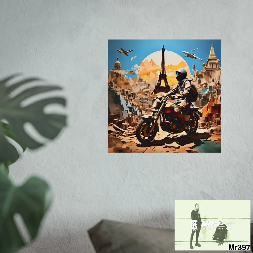 Miles and Maps 2008 - 2011 No 13 Fine Art Posters Poster