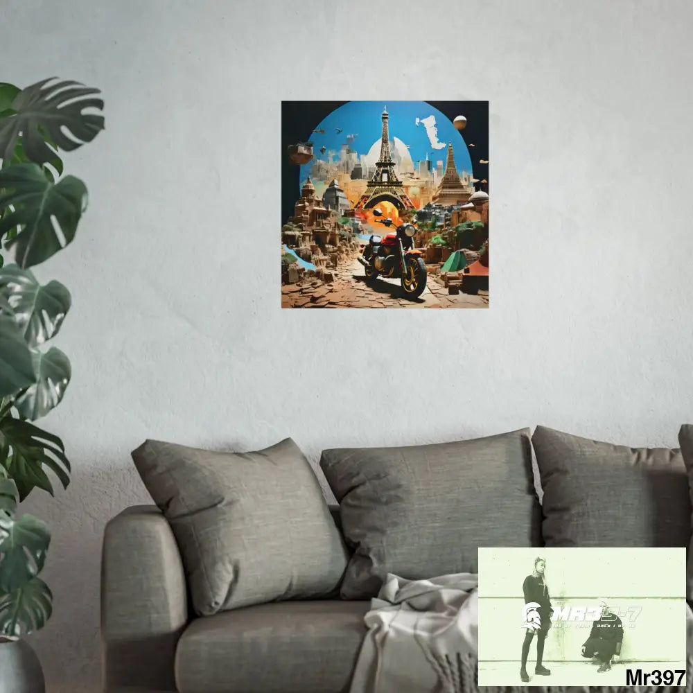 Miles and Maps 2008 - 2011 No 13 Fine Art Posters Poster