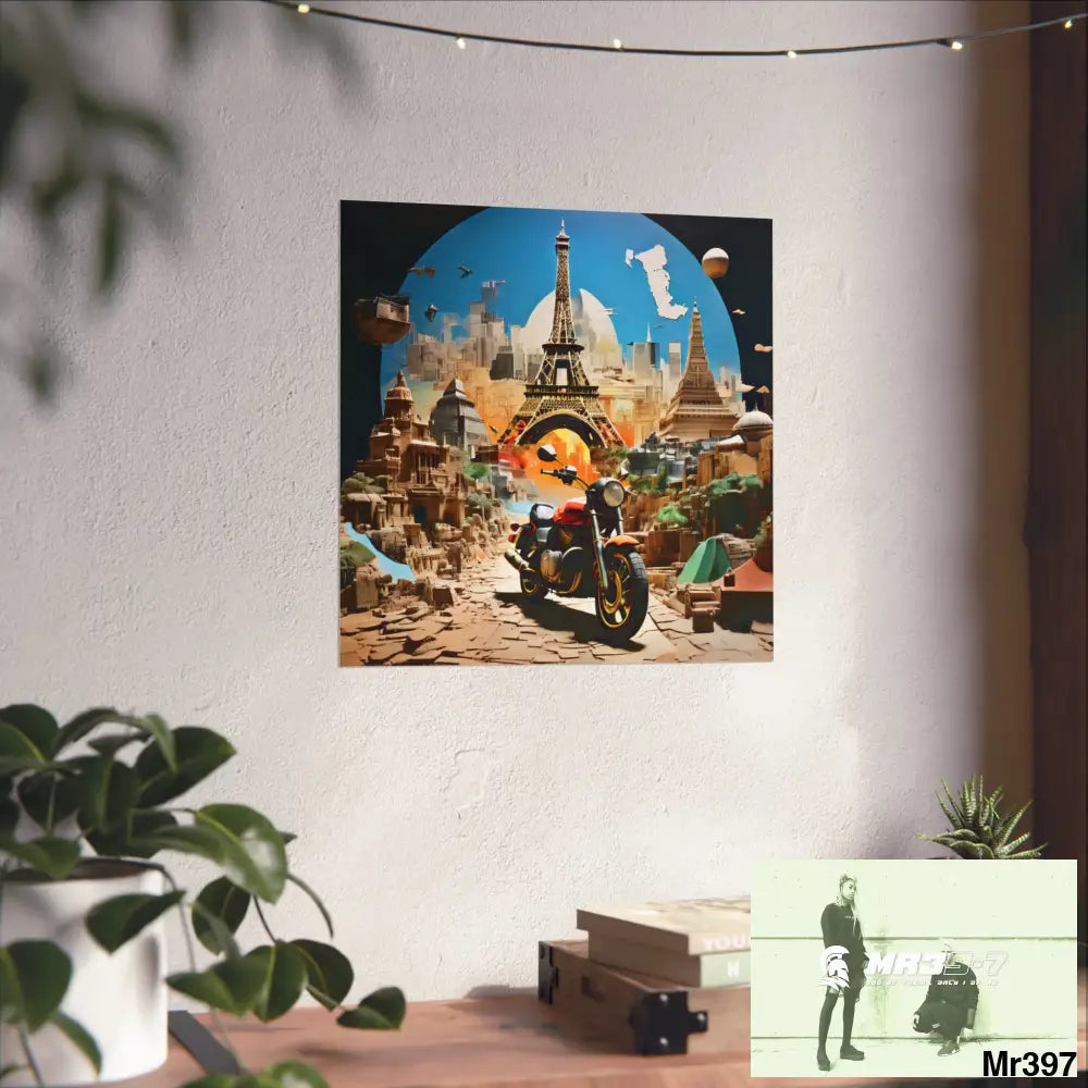 Miles and Maps 2008 - 2011 No 13 Fine Art Posters Poster