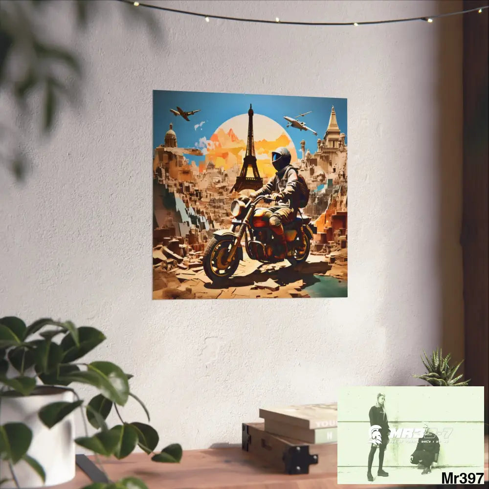 Miles and Maps 2008 - 2011 No 13 Fine Art Posters Poster