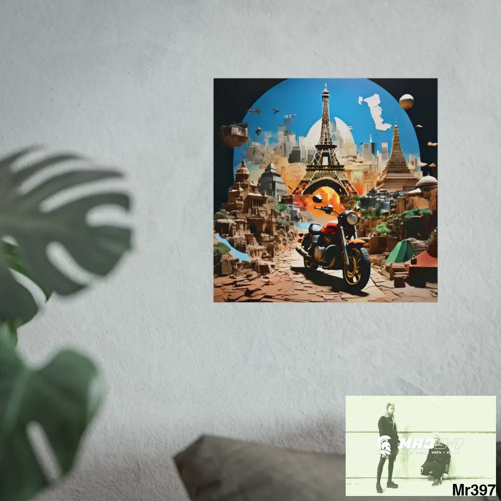 Miles and Maps 2008 - 2011 No 13 Fine Art Posters Poster