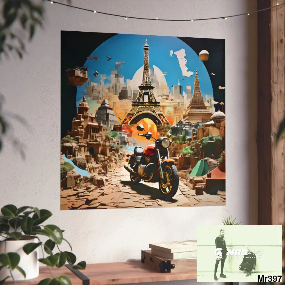 Miles and Maps 2008 - 2011 No 13 Fine Art Posters Poster