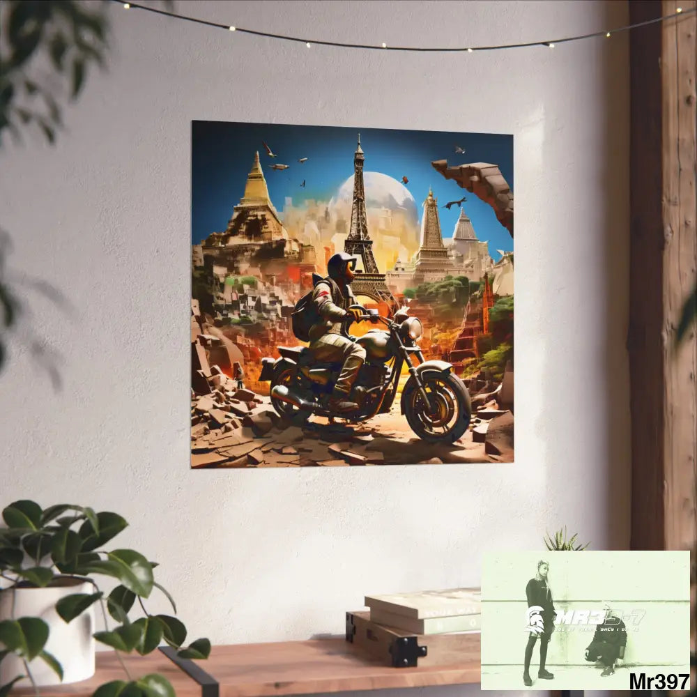 Miles and Maps 2008 - 2011 No 15 Fine Art Posters Poster