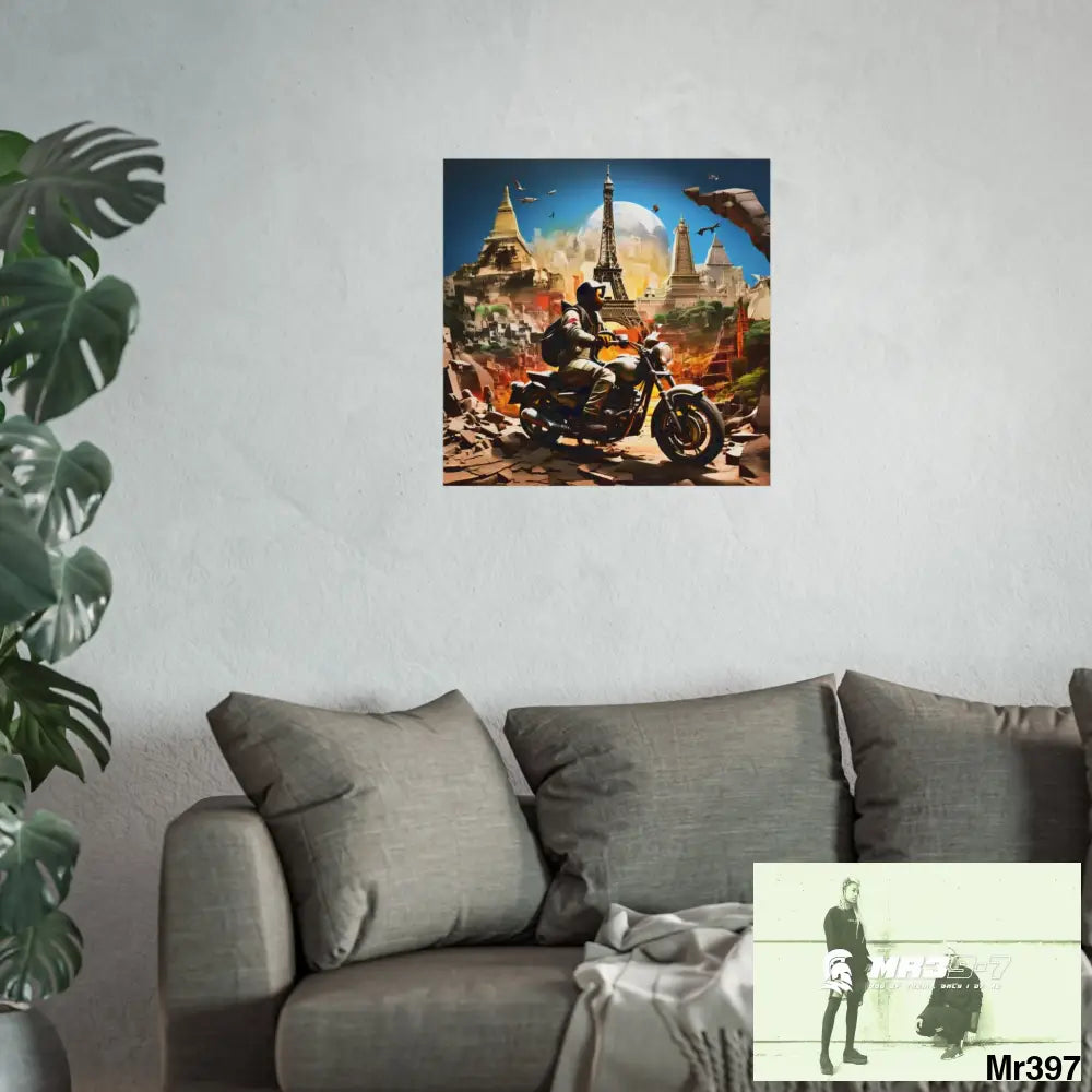 Miles and Maps 2008 - 2011 No 15 Fine Art Posters Poster