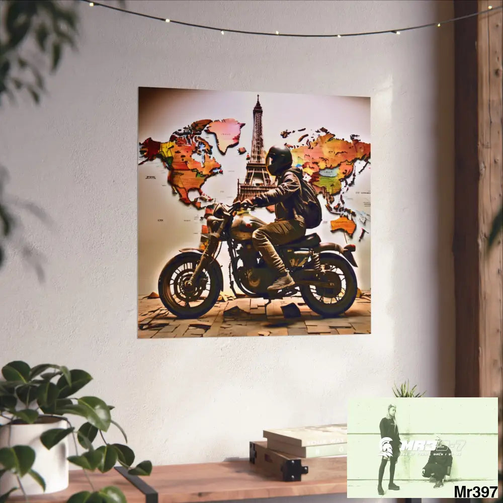 Miles and Maps 2008 - 2011 No 16 Fine Art Posters Poster