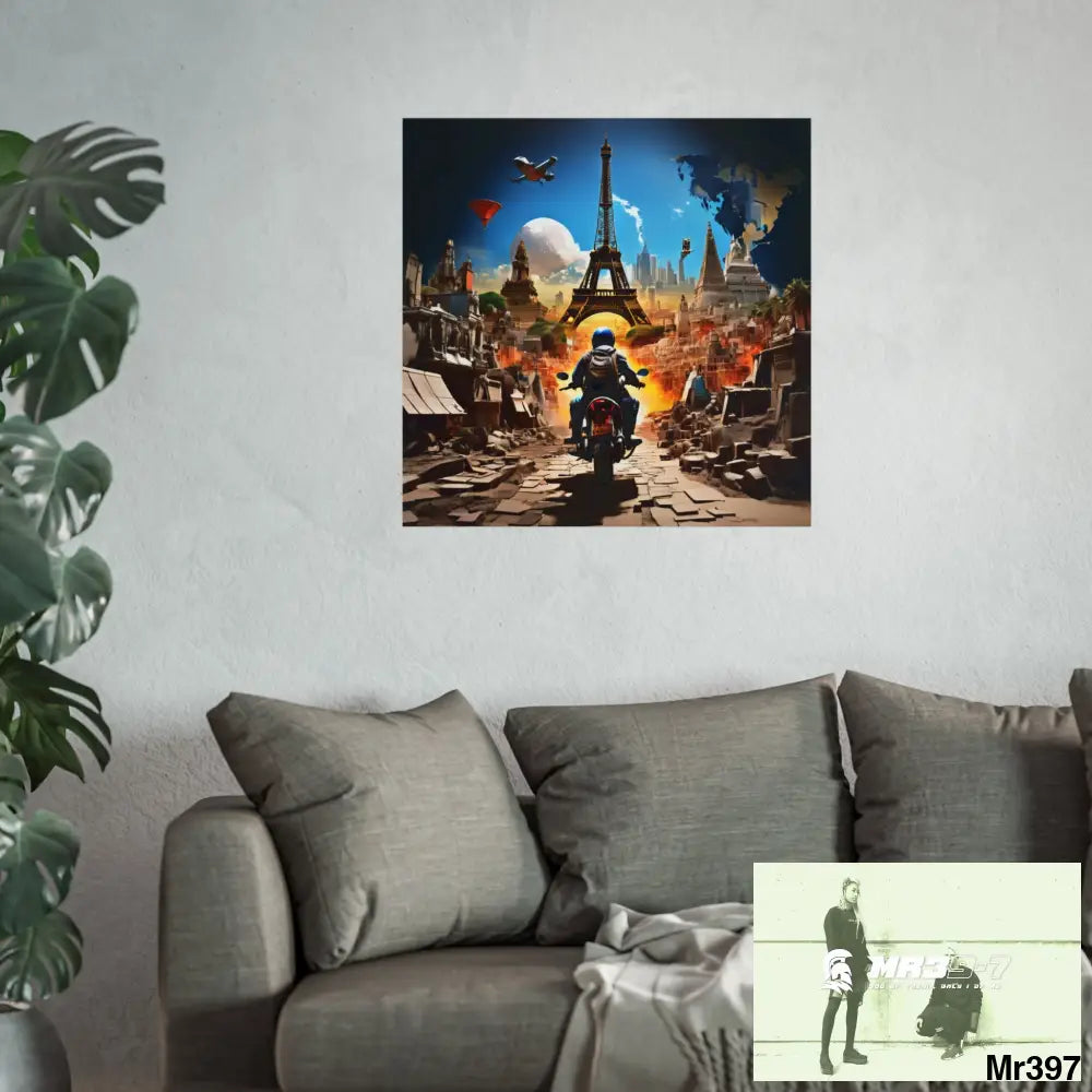 Miles and Maps 2008 - 2011 No 19 Fine Art Posters Poster