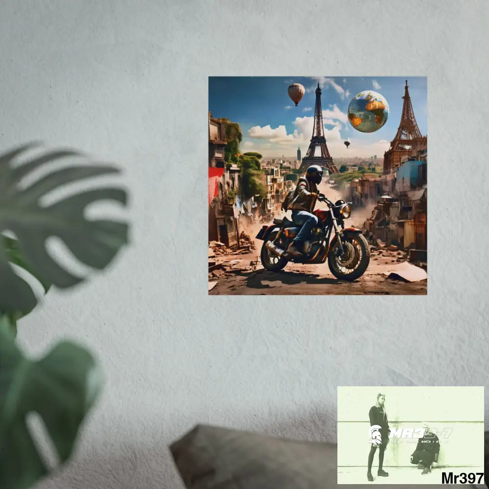 Miles and Maps 2008 - 2011 No 9 Fine Art Posters Poster