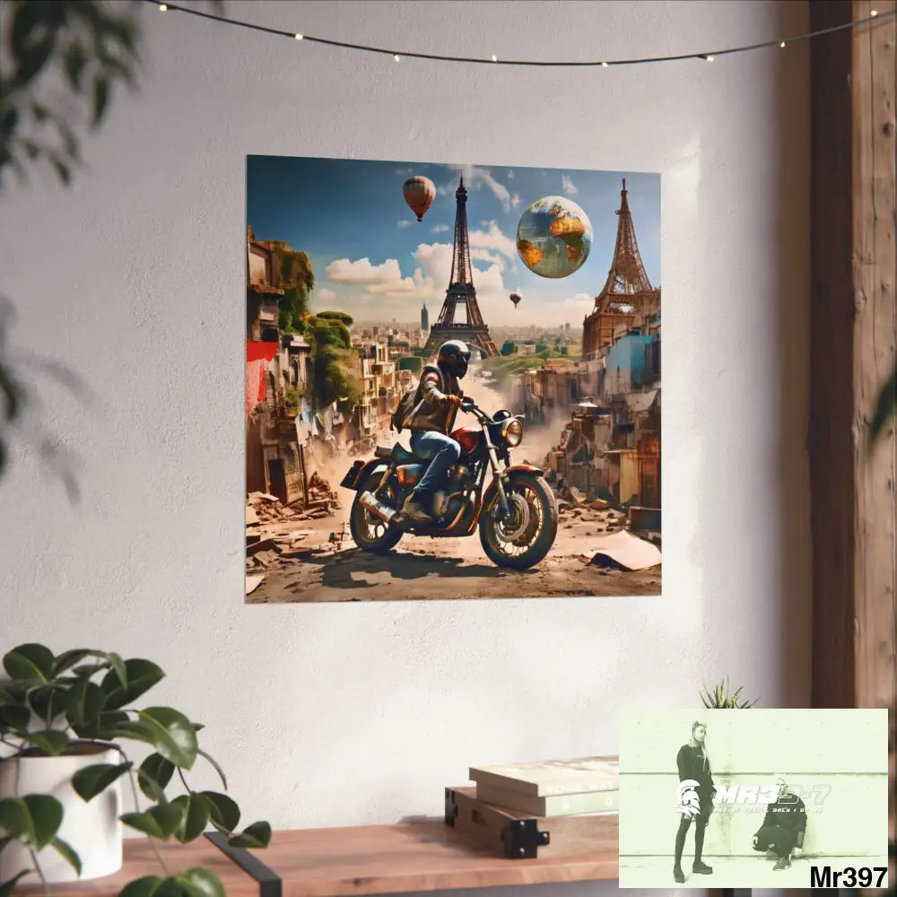 Miles and Maps 2008 - 2011 No 9 Fine Art Posters Poster