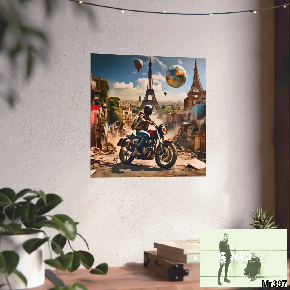 Miles and Maps 2008 - 2011 No 9 Fine Art Posters Poster