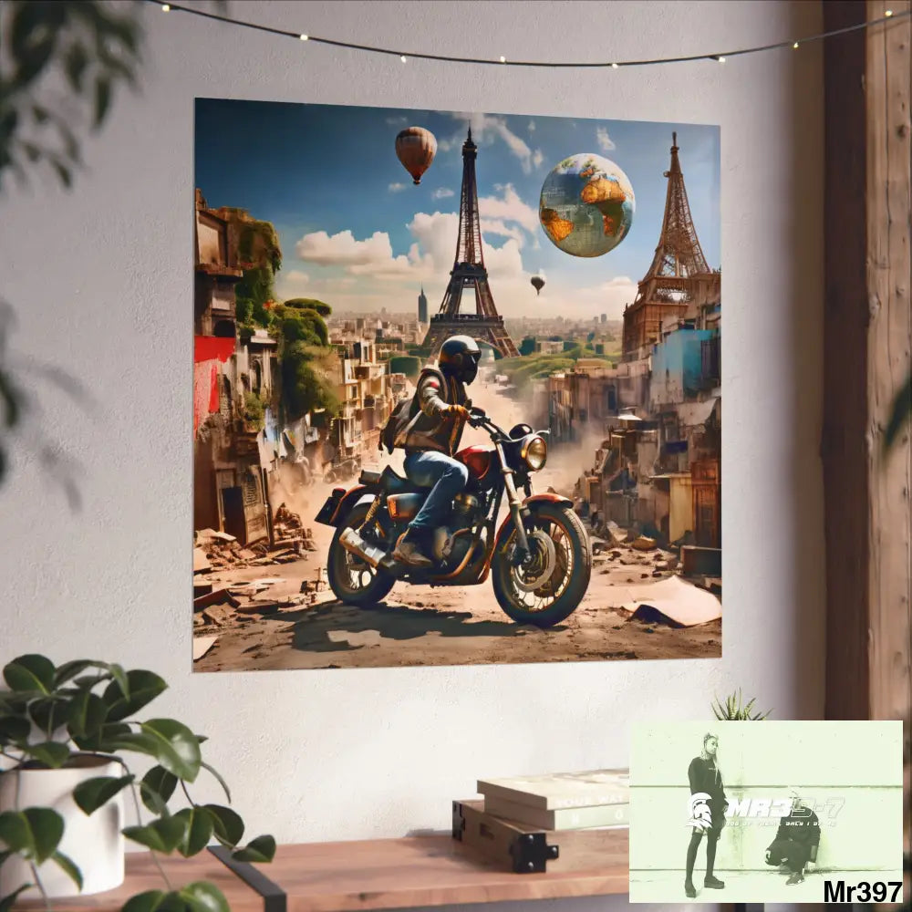 Miles and Maps 2008 - 2011 No 9 Fine Art Posters Poster