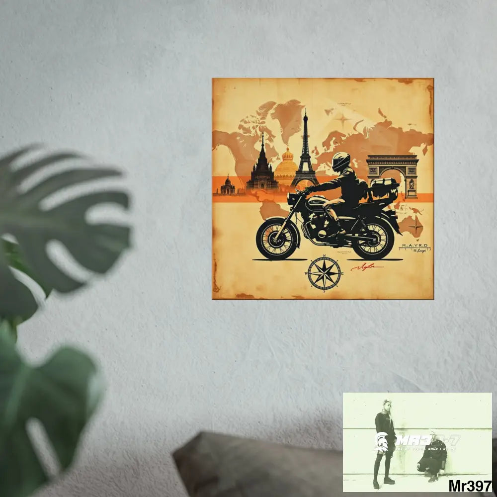 Miles and Maps 2008 - 2011 No1 Fine Art Posters Poster