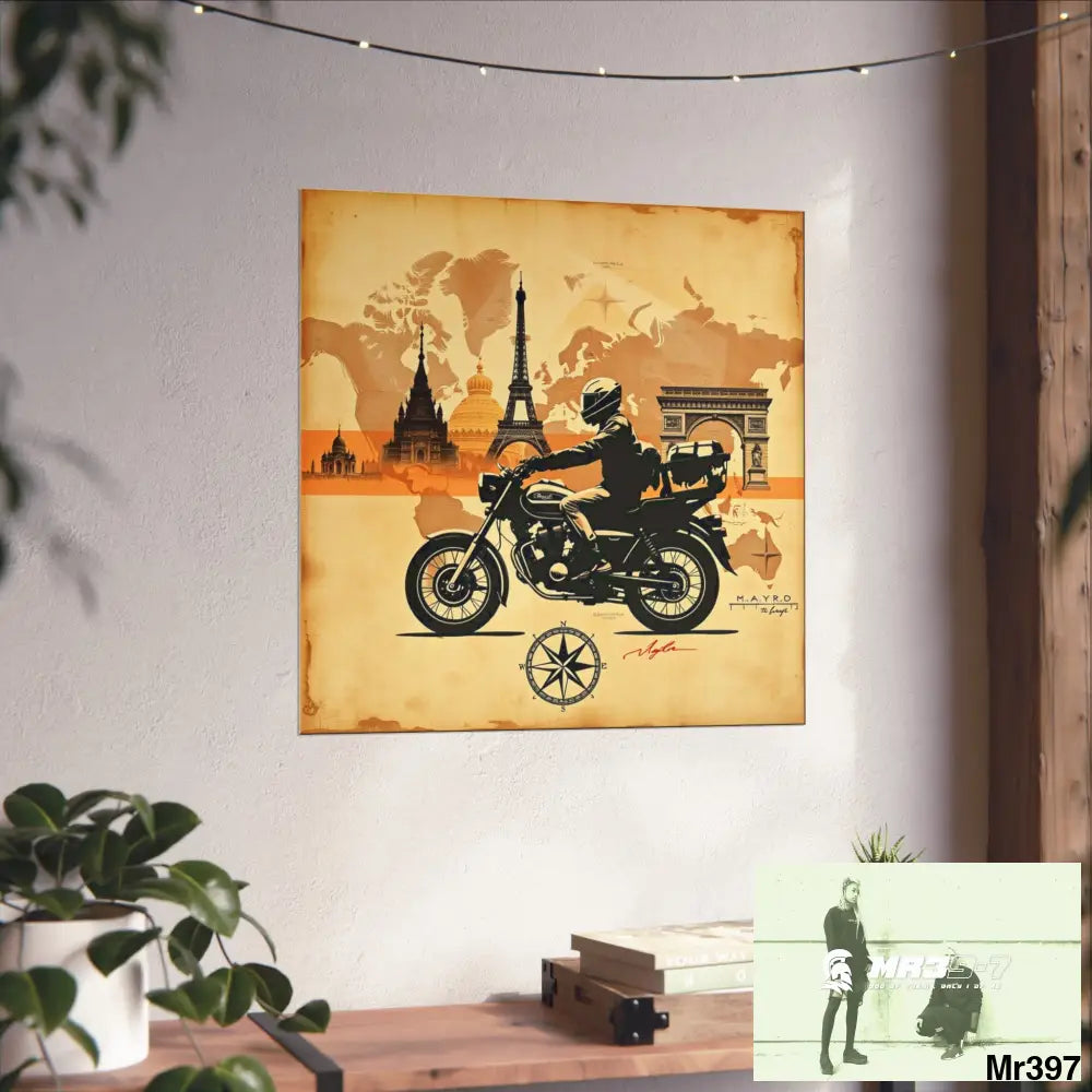 Miles and Maps 2008 - 2011 No1 Fine Art Posters Poster