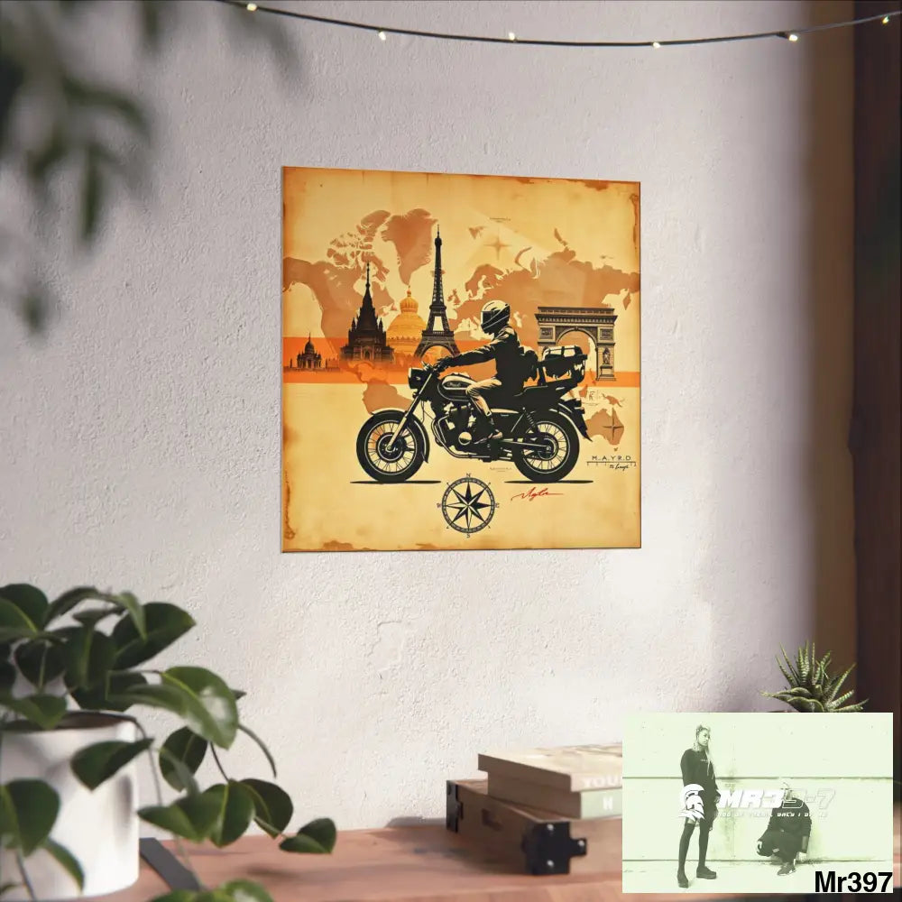 Miles and Maps 2008 - 2011 No1 Fine Art Posters Poster