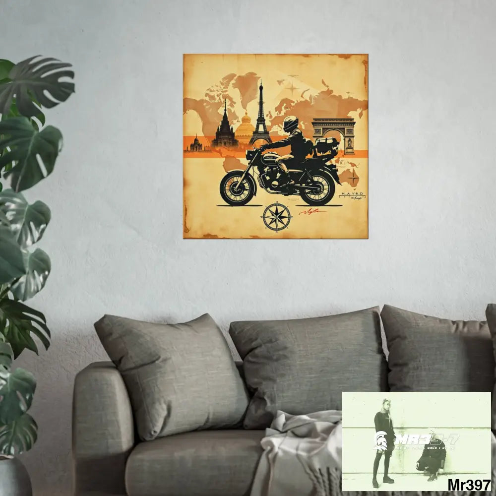 Miles and Maps 2008 - 2011 No1 Fine Art Posters Poster