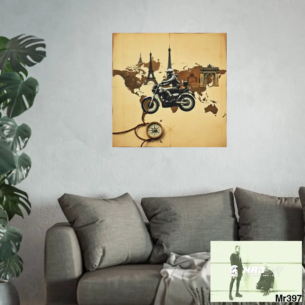 Miles and Maps 2008 - 2011 No2 Fine Art Posters Poster