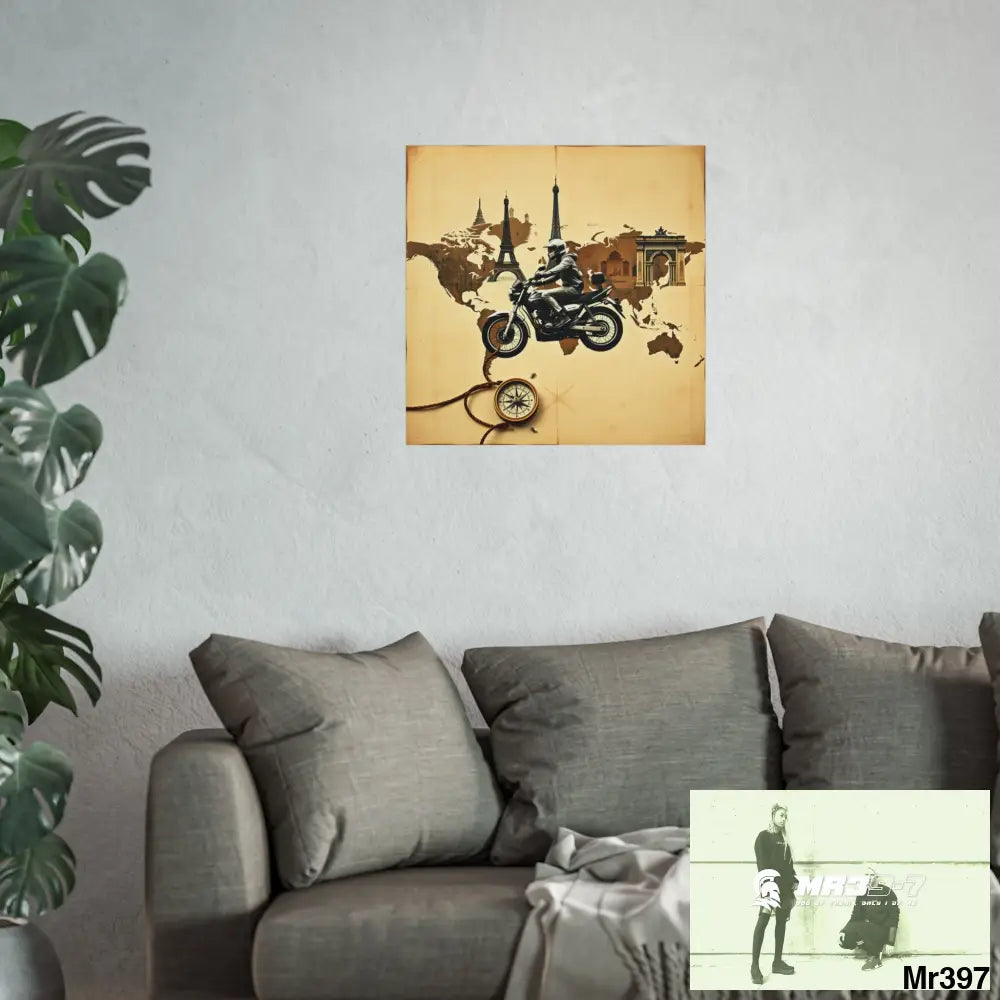 Miles and Maps 2008 - 2011 No2 Fine Art Posters Poster