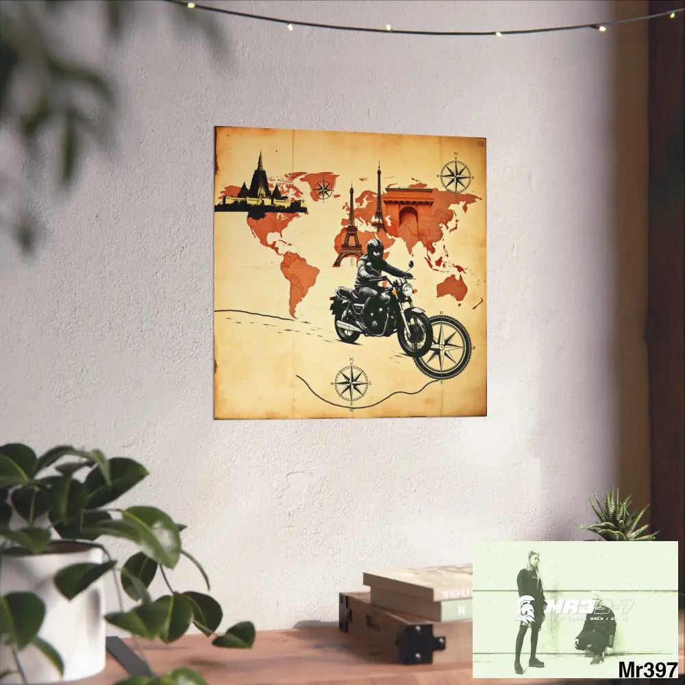 Miles and Maps 2008 - 2011 No3 Fine Art Posters Poster