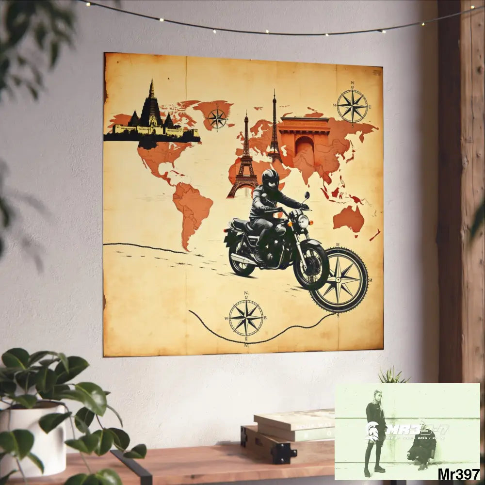 Miles and Maps 2008 - 2011 No3 Fine Art Posters Poster