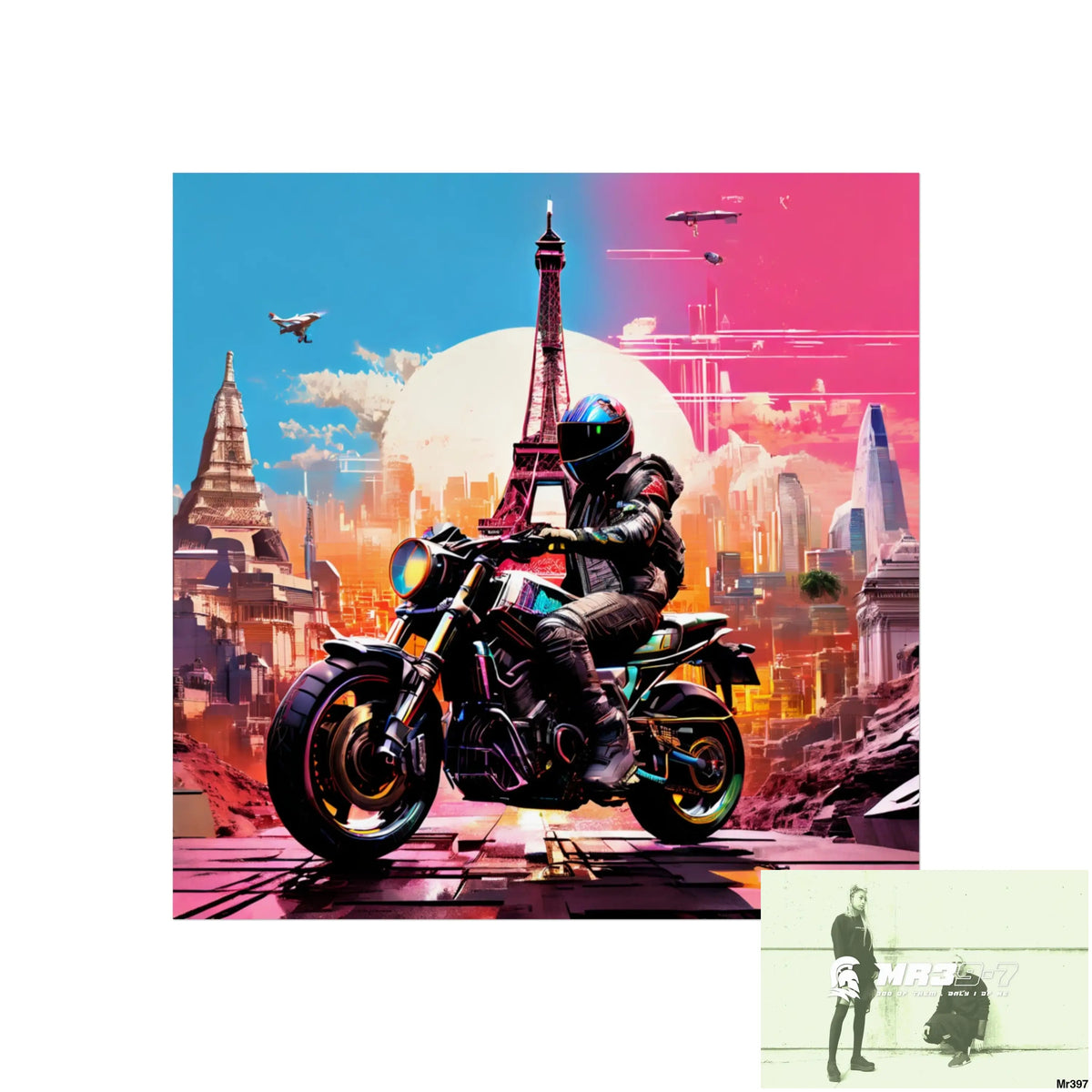 Miles and Maps 2008 - 2011 No5 Fine Art Posters 16″ x 16″ / Matte Poster