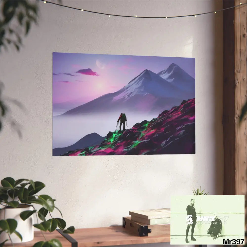 Mount Snowdon In Blind the Accent 2nd SAS link done May 20X No 7 Fine Art Posters Poster