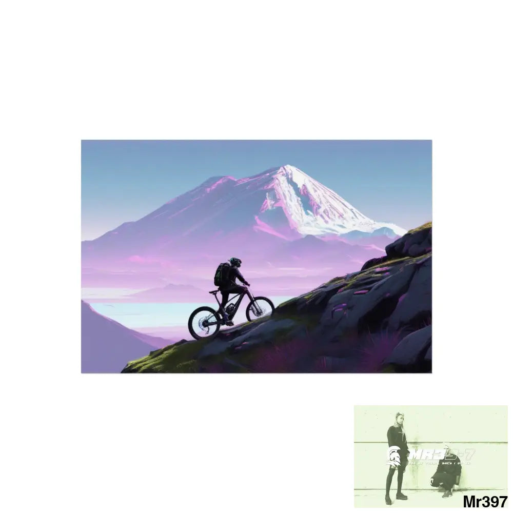 Mount Snowdon In Blind the Accent 2nd SAS link done May 20X No 8 Fine Art Posters 30″ x 20″ (Horizontal) / Matte Poster