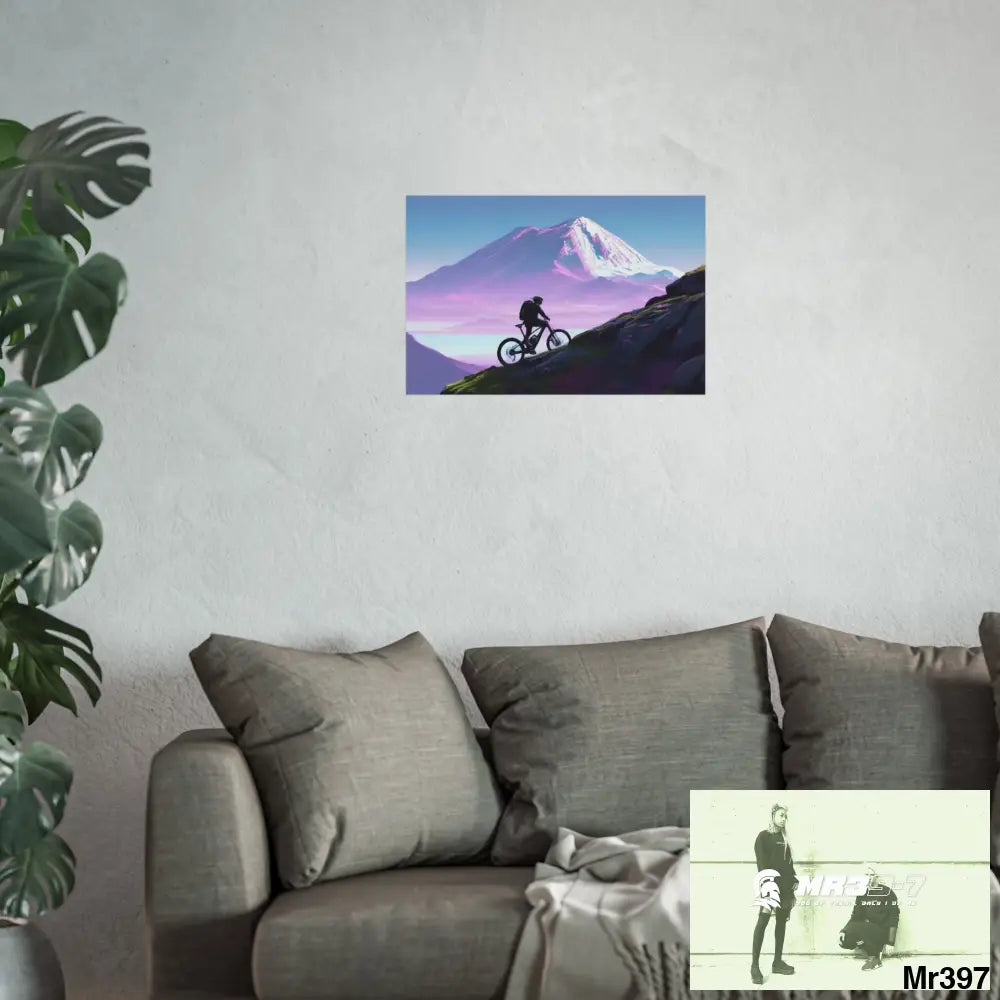 Mount Snowdon In Blind the Accent 2nd SAS link done May 20X No 8 Fine Art Posters Poster