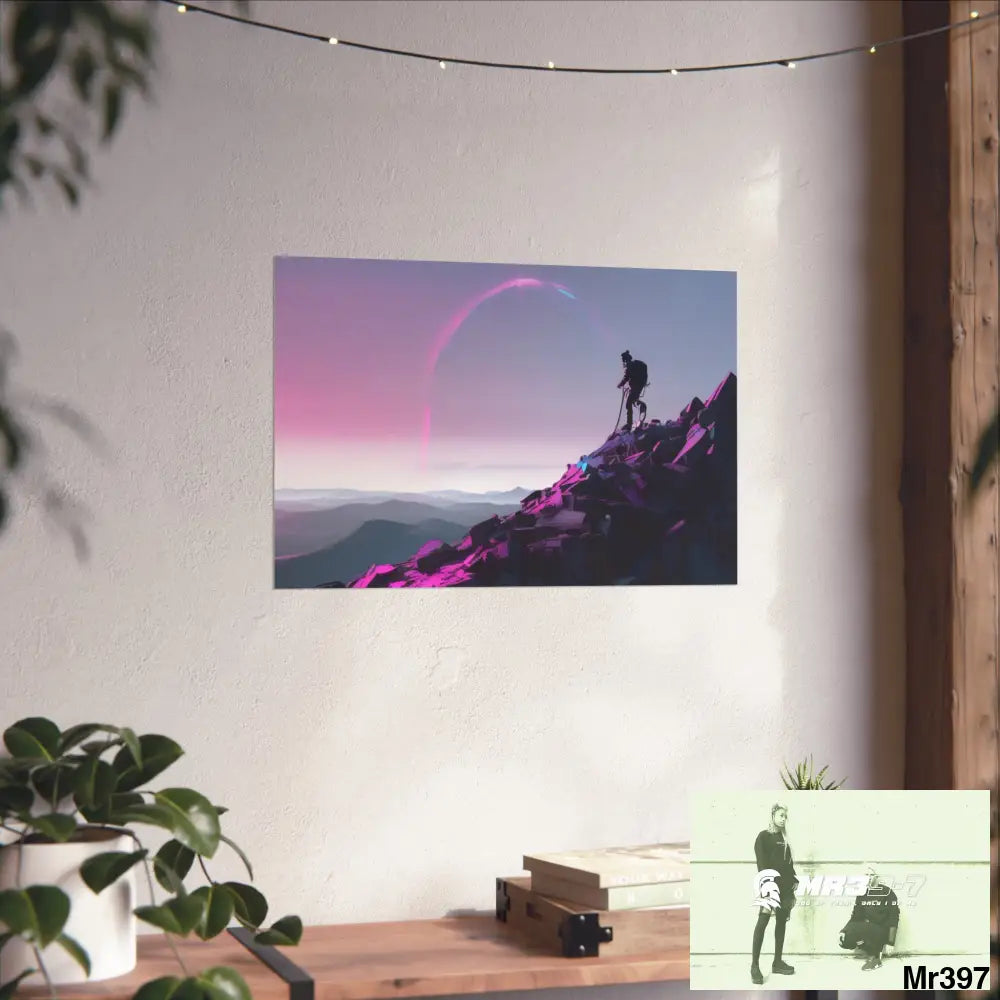 Mount Snowdon In Blind the Accent 2nd SAS link done May 20X No 9 Fine Art Posters Poster