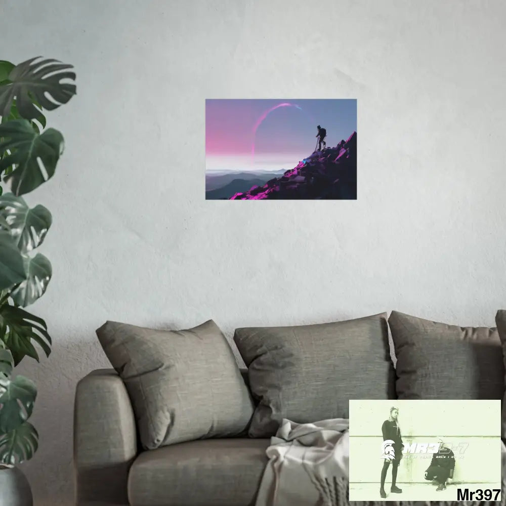 Mount Snowdon In Blind the Accent 2nd SAS link done May 20X No 9 Fine Art Posters Poster