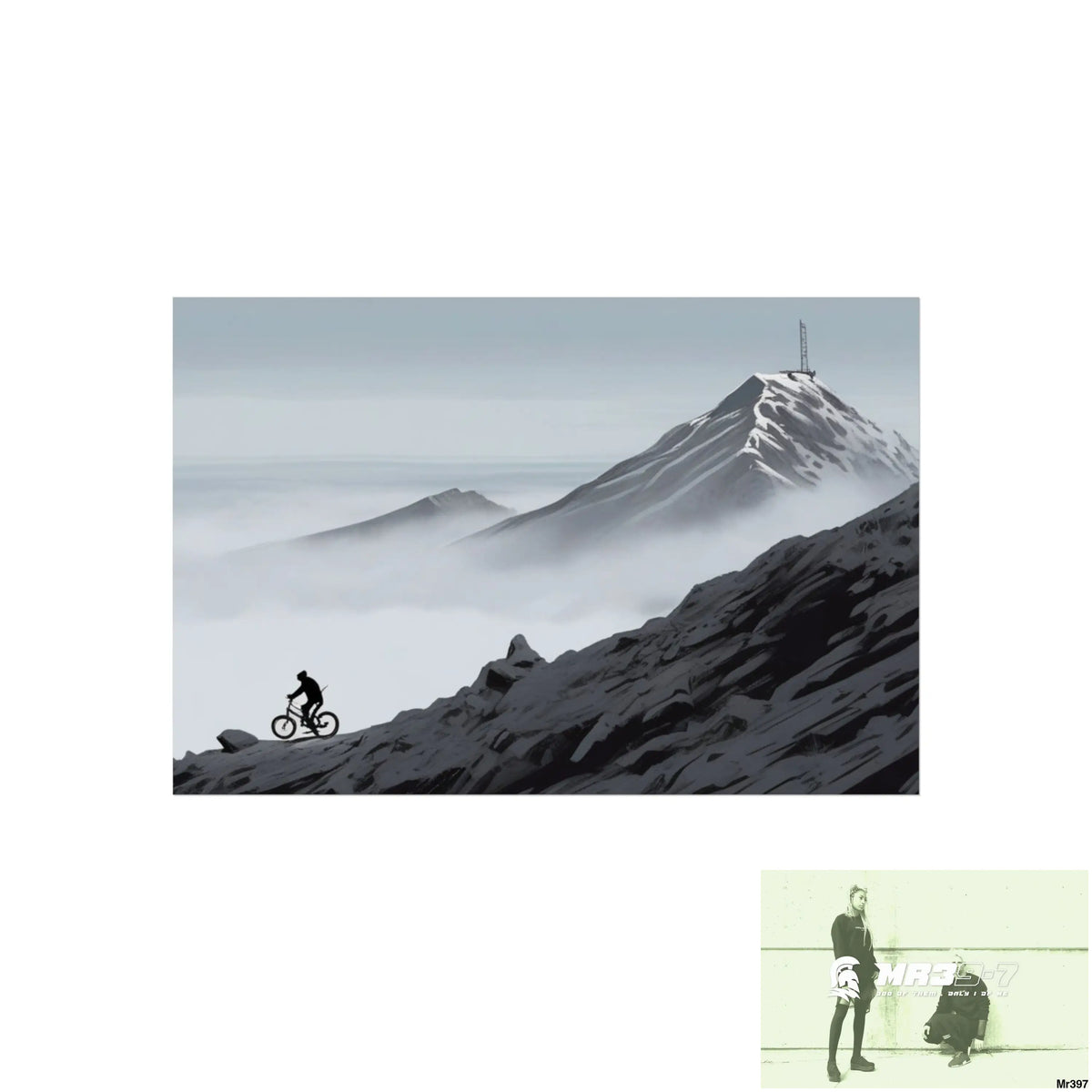 Mount Snowdon In Blind the Decent 2nd SAS link done May 20X No 5 Fine Art Posters 24″ x 16″ (Horizontal) / Matte Poster