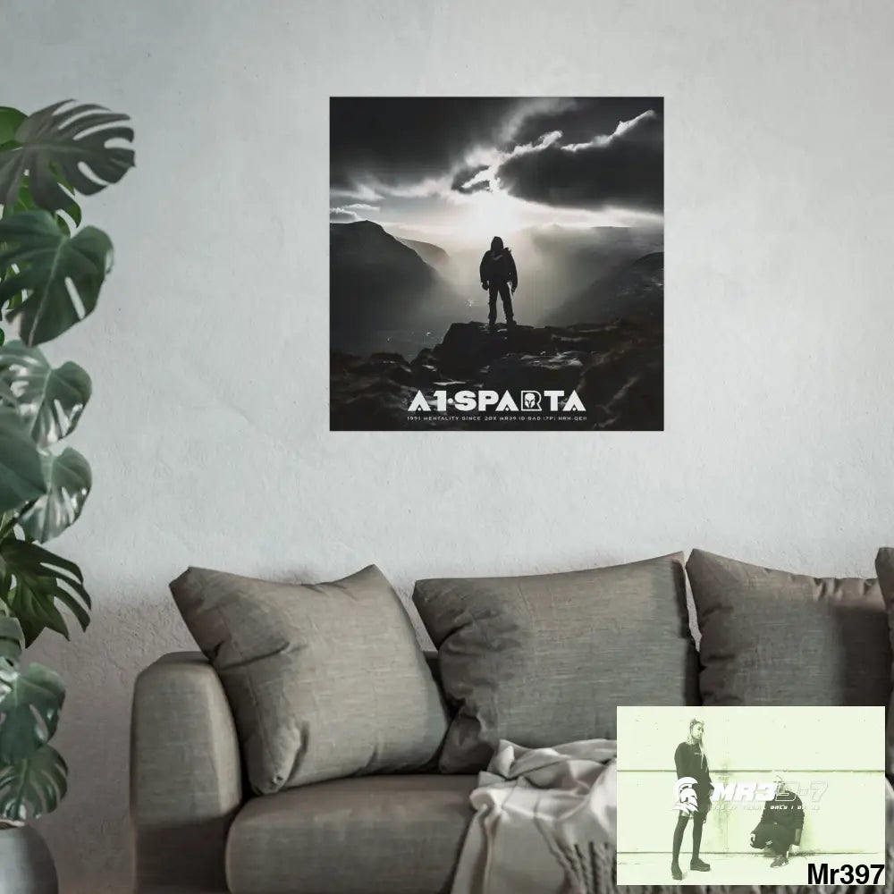 Mount Snowdon In Blind the summit 2nd SAS link done May 20X No 12 Fine Art Posters Poster