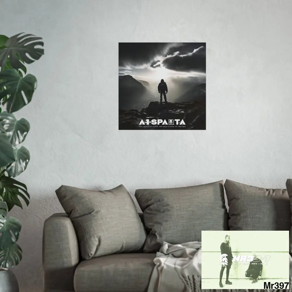 Mount Snowdon In Blind the summit 2nd SAS link done May 20X No 12 Fine Art Posters Poster