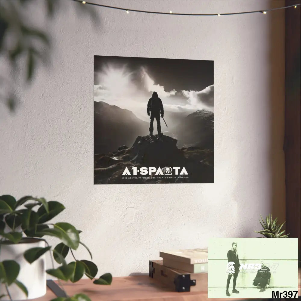 Mount Snowdon In Blind the summit 2nd SAS link done May 20X No 14 Fine Art Posters Poster