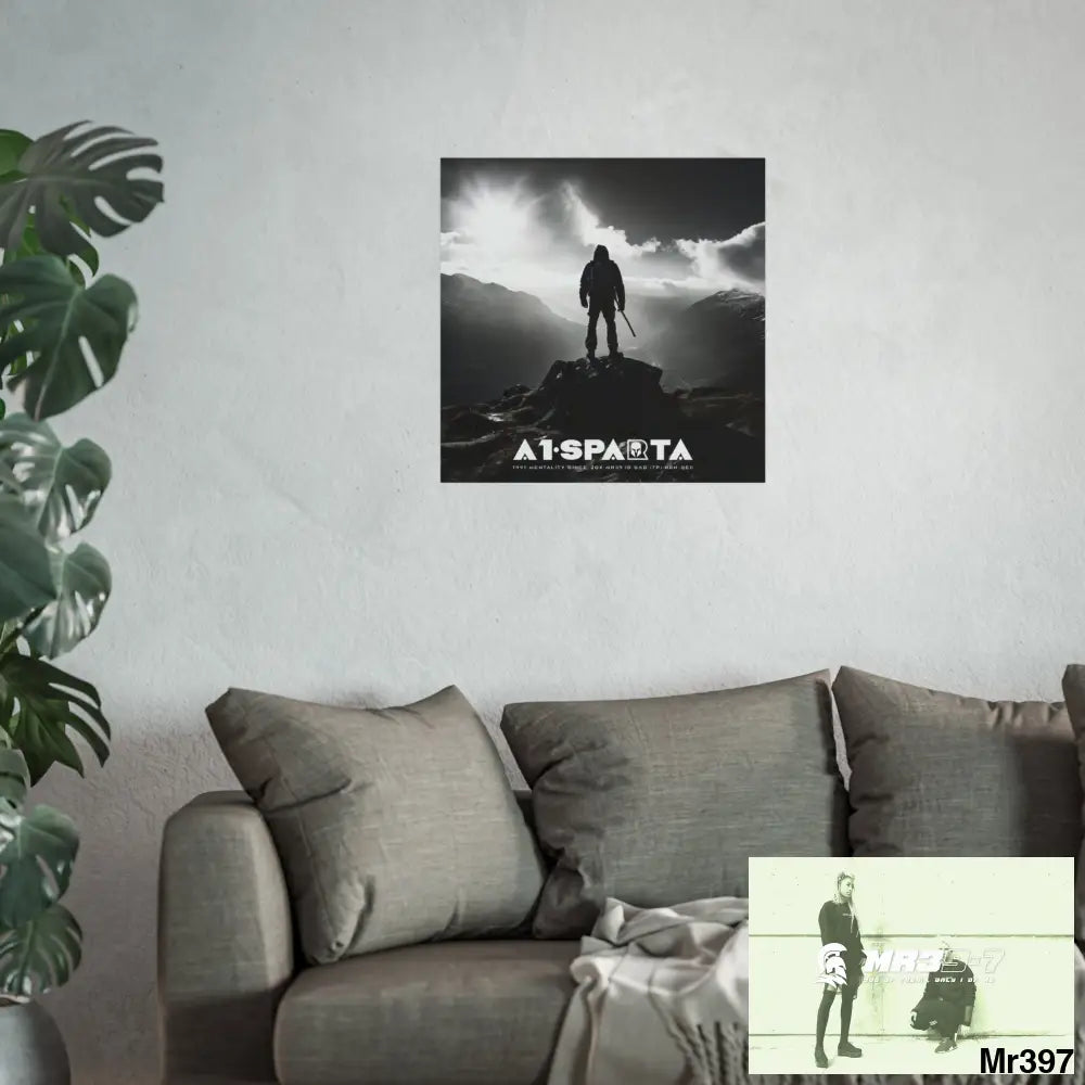 Mount Snowdon In Blind the summit 2nd SAS link done May 20X No 14 Fine Art Posters Poster